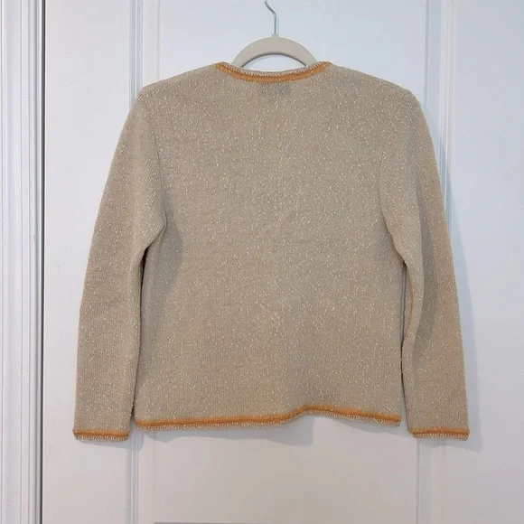 Vintage 60’s Stuart Mackey California Open Front Knit Cardigan Sweater Size 6 - Picture 3 of 13